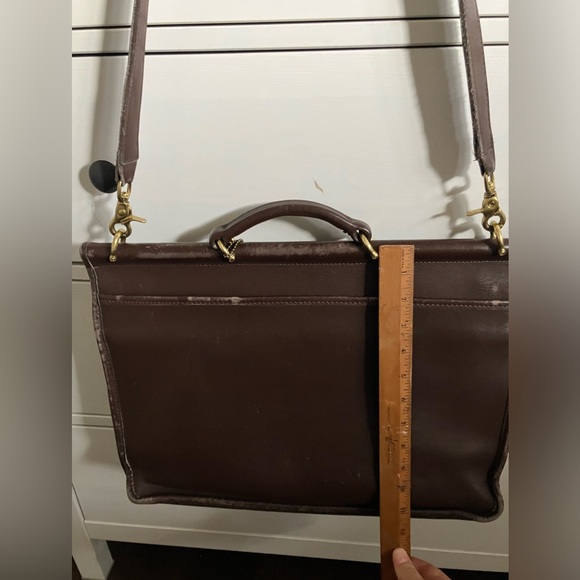 Vintage Coach Beekman 5266 Brown LeatherBriefcase bag w/ Removable Strap - Picture 10 of 10